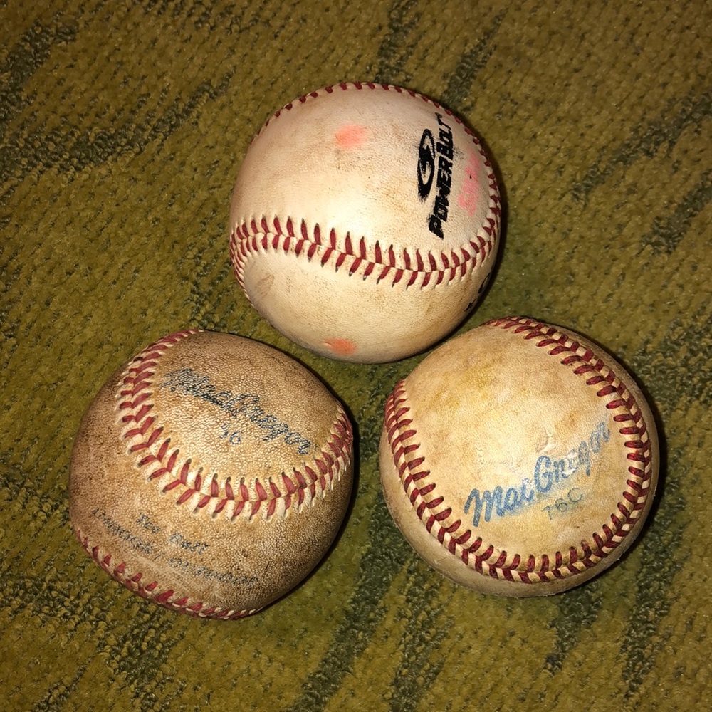 Little league practice baseballs (3) count macgregor